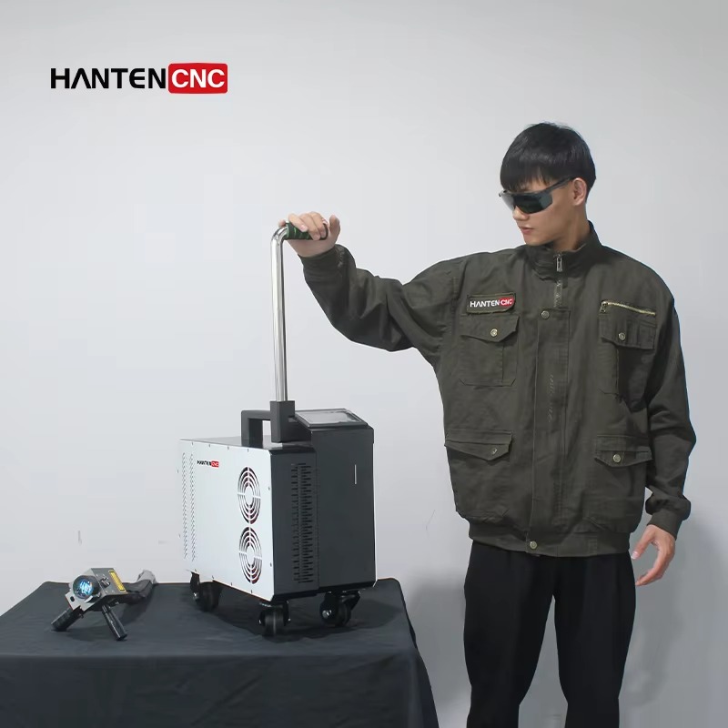 Industrial Laser Rust Remover - コンパクトレーザー洗浄ツール 金属錆酸化物塗料除去装置 表面修復 工業メンテナンスシステム