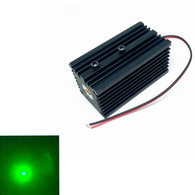 Industrial Laser Line Module - LAB 工業用 532nm 10mw 5VDC グリーンレーザーダイオードドットモジュール、62x32mm