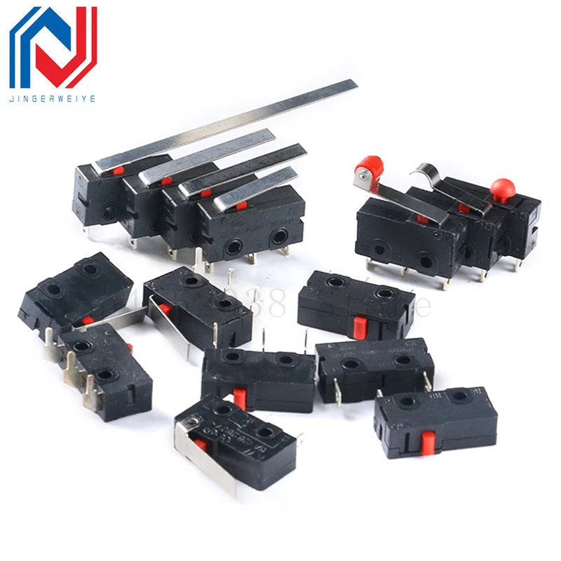 Limit Switch Cnc - 5個入り ミニマイクロリミットスイッチ NO NC 3ピン PCB端子