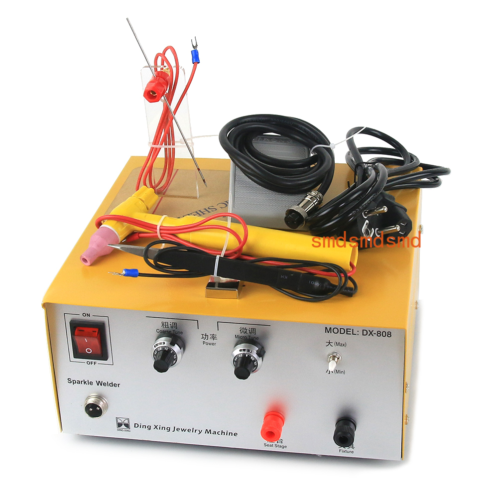 Handheld Laser Welding Machine - DX-80A パルススポット溶接ハンドヘルドレーザースポット溶接機-スポット溶接機ゴールドシルバージュエリー加工ツール 110V 220V 50/60Hz
