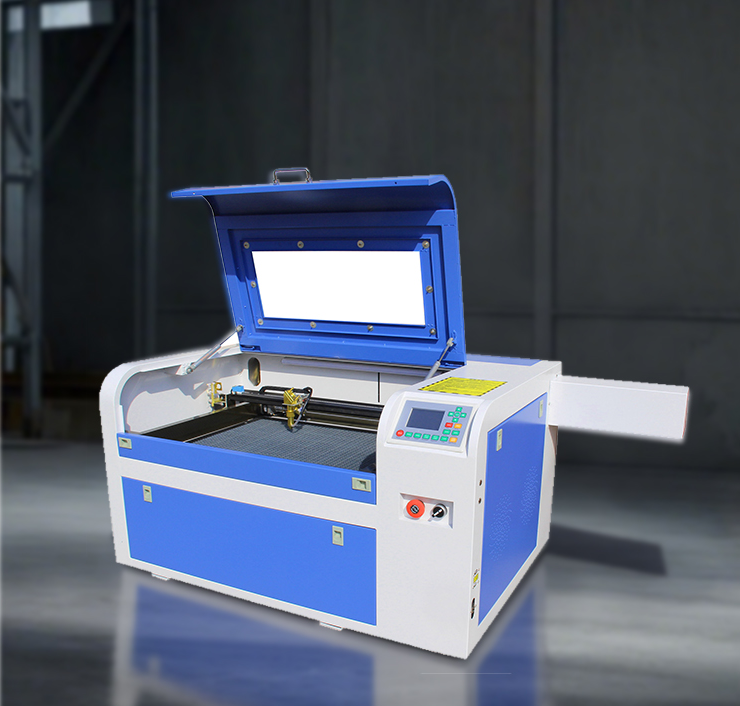 Industrial Laser Engraver For Wood - 工業用4060 CO2レーザー彫刻切断機 高精度大型彫刻機 アクリル・木材・革・布地対応 多用途