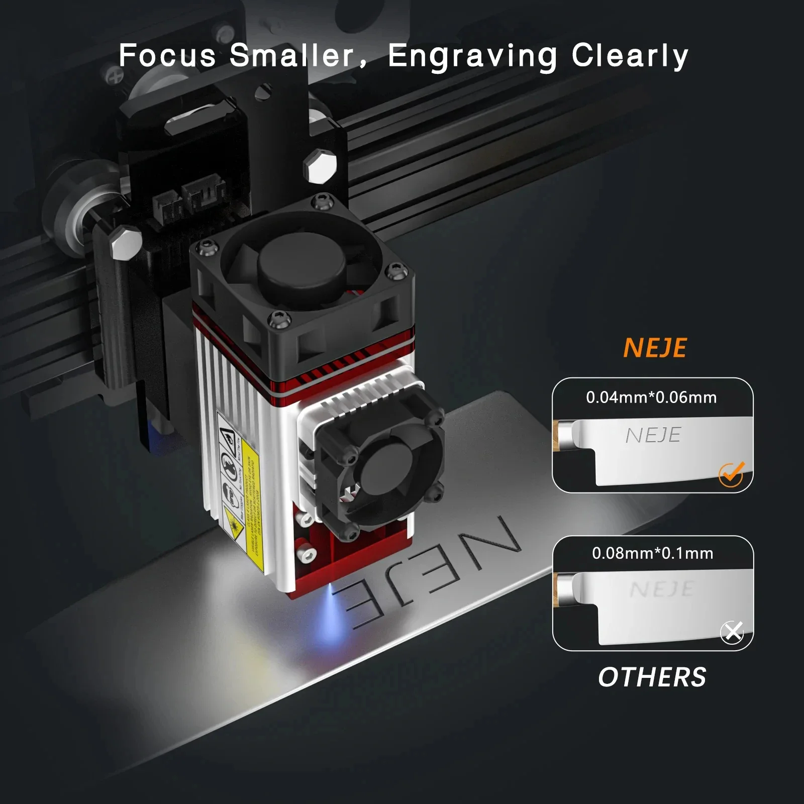 Laser Beam Expander - プレミアムNEJE N30820/E30/E40/A40630/A40640レーザーモジュール0.5-24W、一流の木彫りとレーザーカットの成果を実現