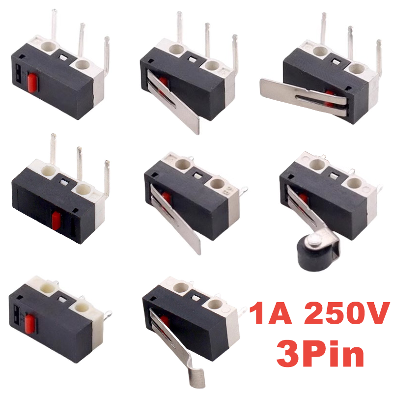 Limit Switch Cnc - 20個入りミニマイクロリミットスイッチ C NO NC 3ピン PCB端子