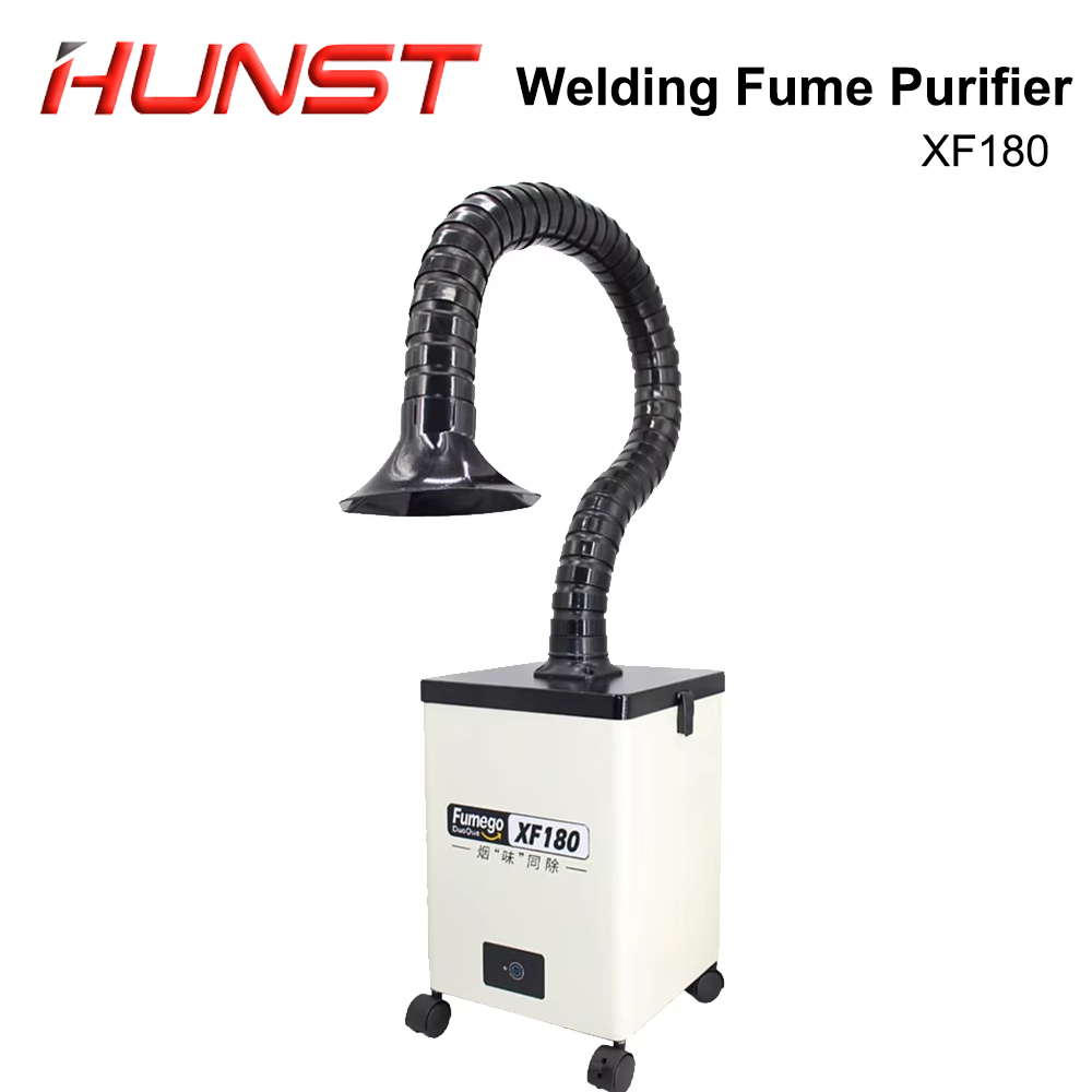 Industrial Laser Fume Extractor - Hunst XF180 レーザーフューム抽出器 はんだ煙吸着器 煙吸収浄化器 HEPA集塵機
