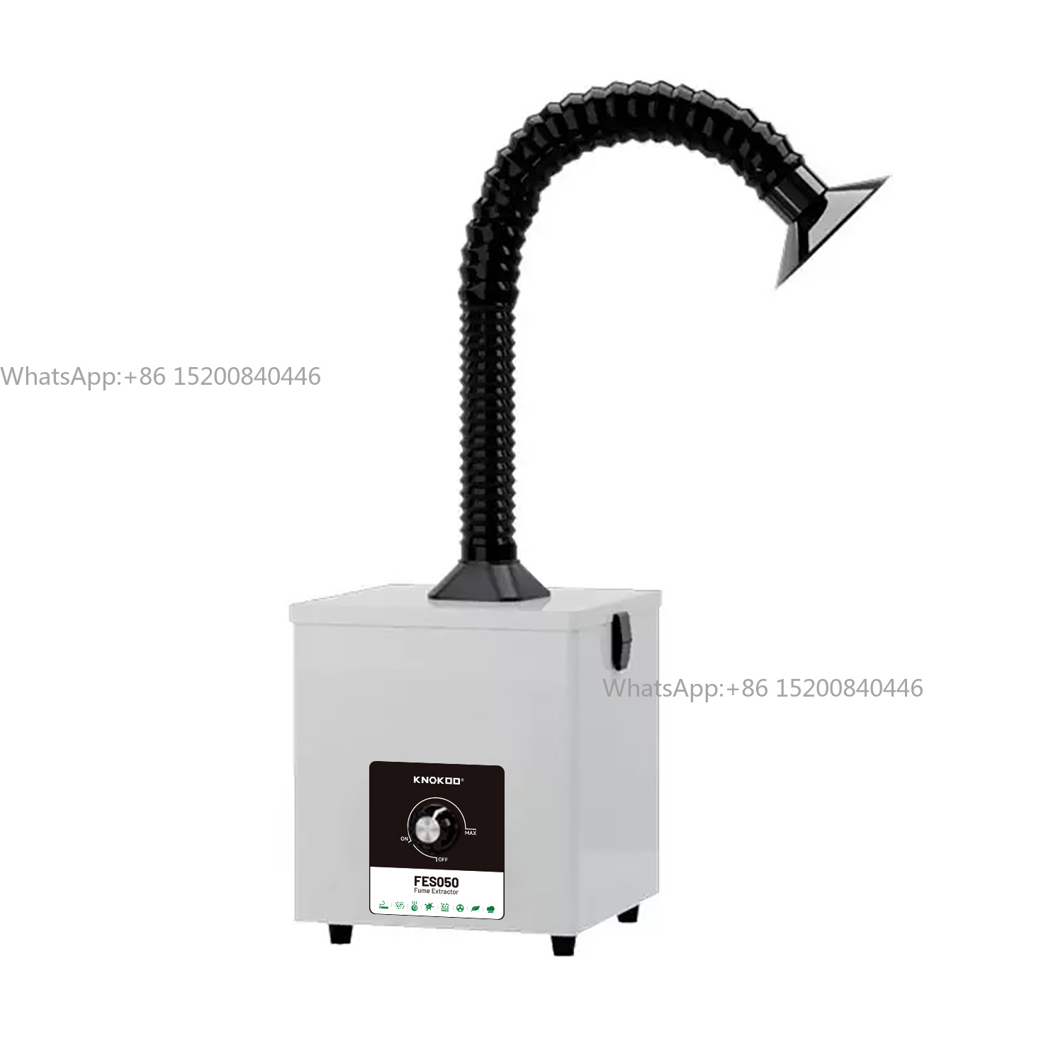 Industrial Laser Fume Extractor - 工業用はんだ煙抽出器（真のHEPAフィルター搭載、金属製ボディ） | レーザー＆はんだ付け作業場用ポータブル煙吸塵器