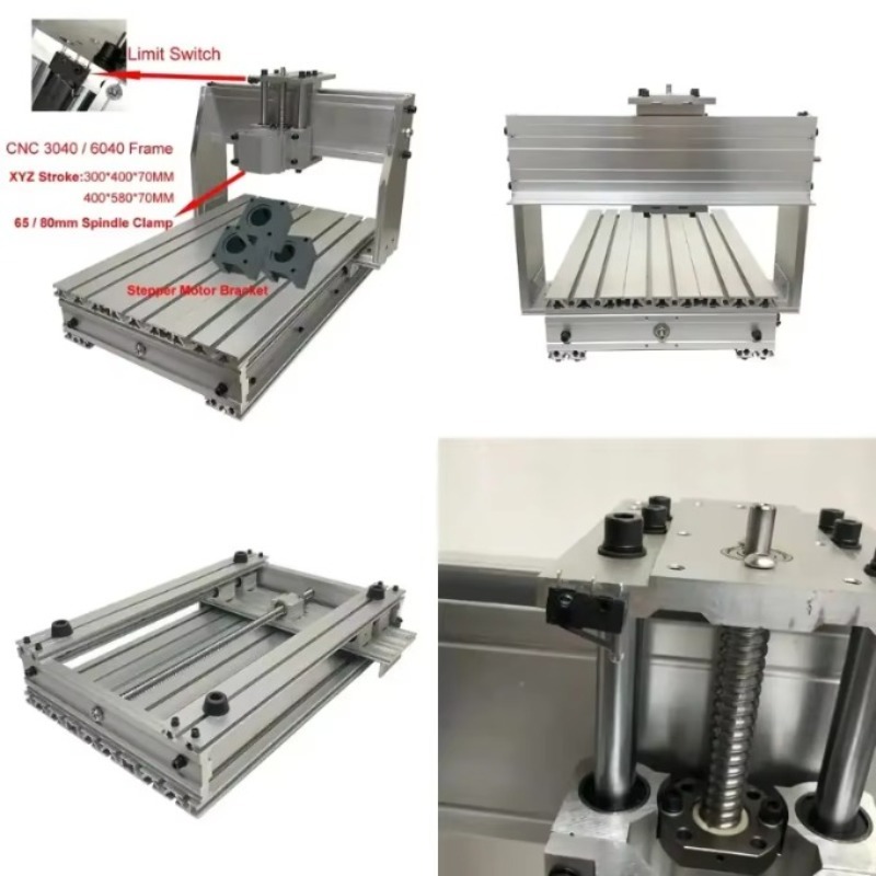 Limit Switch Cnc - アルミCNC 3040 6040フレームキット リミットスイッチ 1605ボールねじ DIY