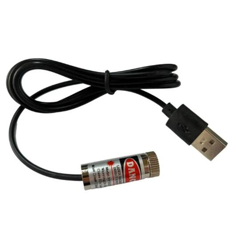 Industrial Laser Line Generator - USB コネクタレーザーモジュール 12 ミリメートル 5mw 調整可能なフォーカス赤色ダイオードレーザーヘッド工業用レベル