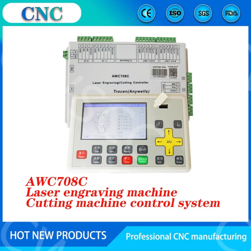CNCレーザー彫刻機メインボード切断制御システムAWC708 - Laser Controller Board のレビューと価格