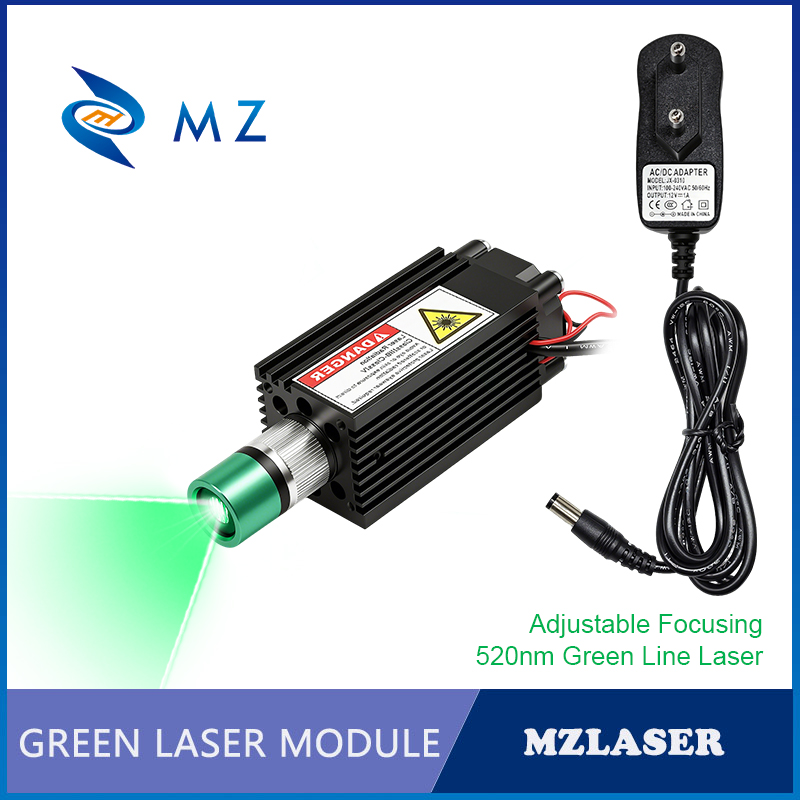 調整可能な集束グリーンラインレーザーモジュール D33x33 - Laser Beam Expander のレビューと価格