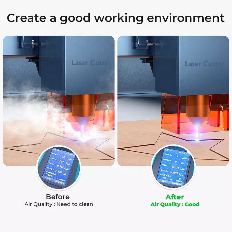 ファイバーレーザー切断用産業用煙浄化装置（HEPAフィルター - Industrial Fiber Laser Cutting Machine のレビューと価格