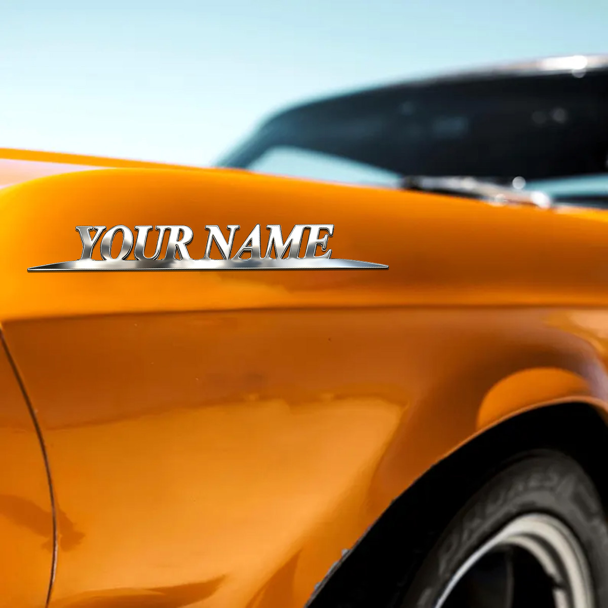 メタル製のおしゃれな「YOUR NAME」ステッカー、カスタ - Industrial Laser Power のレビューと価格