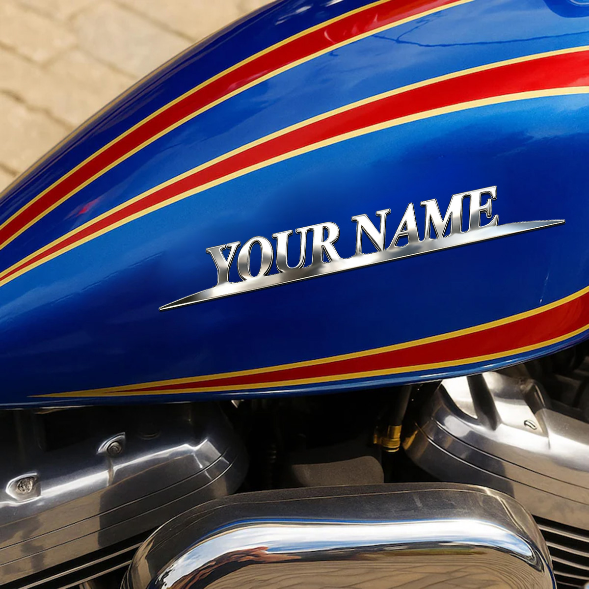 メタル製のおしゃれな「YOUR NAME」ステッカー、カスタ - Industrial Laser Power のレビューと価格