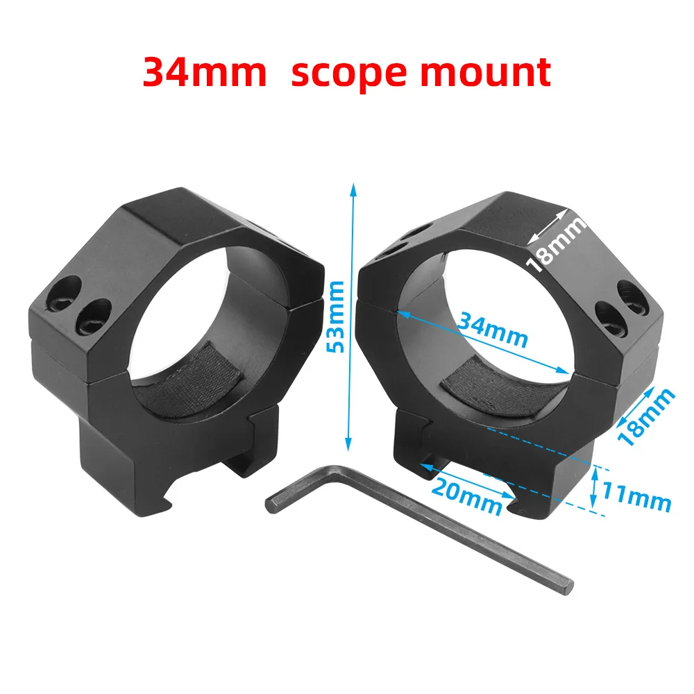 35mm/34mm ライフルスコープマウントリング 20mm - Industrial Laser Gun のレビューと価格