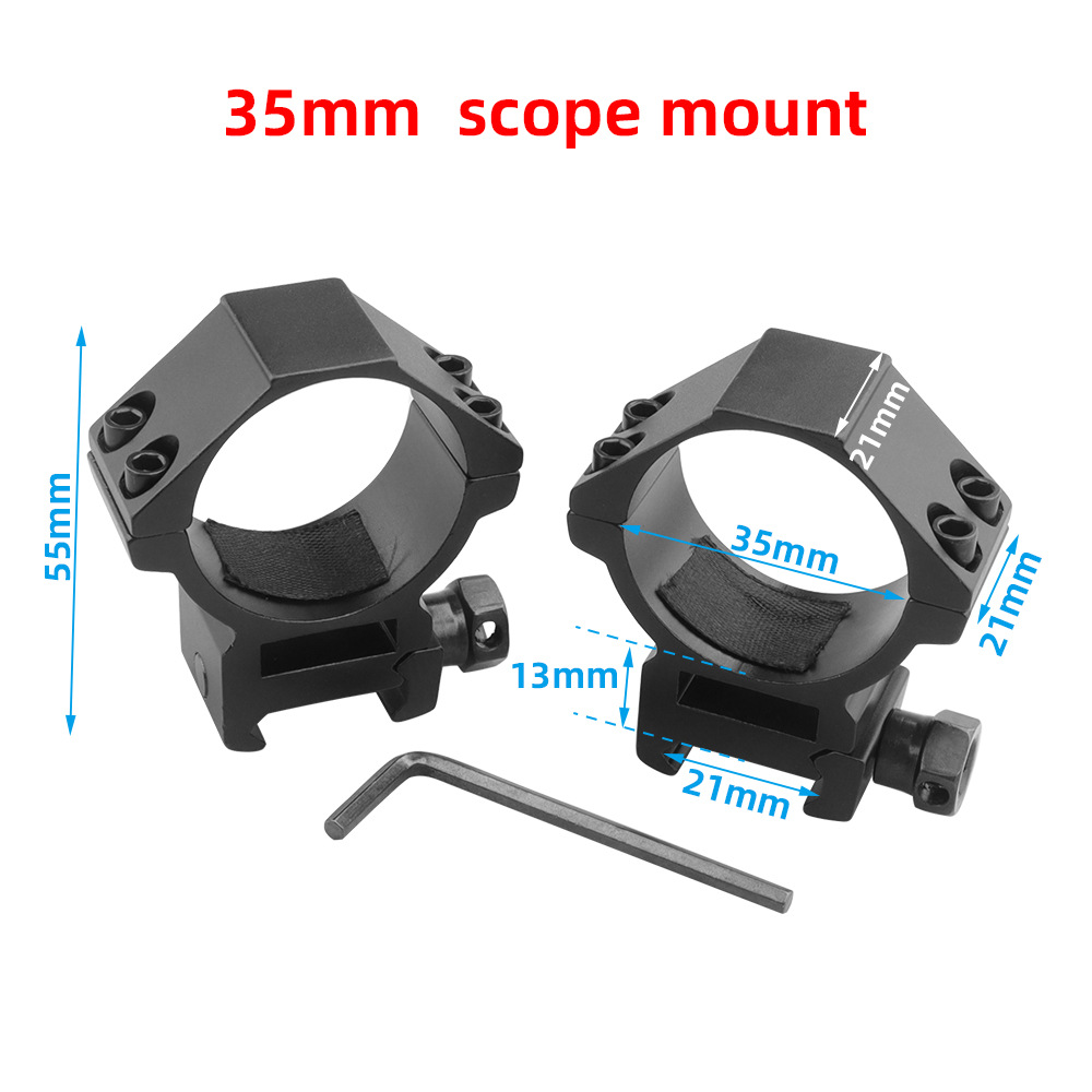 35mm/34mm ライフルスコープマウントリング 20mm - Industrial Laser Gun のレビューと価格