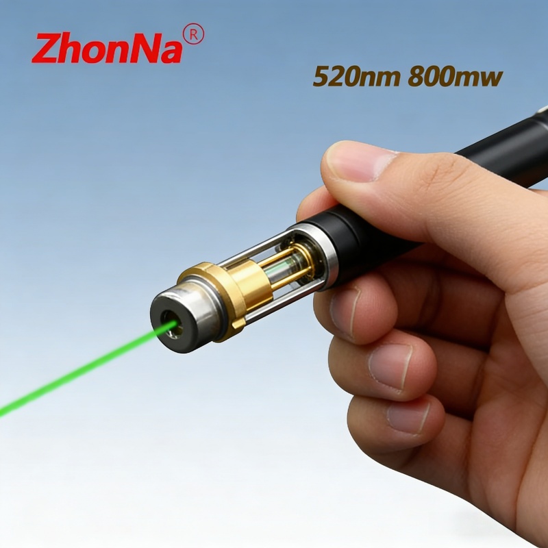 800MW 520NM グリーンレーザーダイオードモジュール - Laser Beam Expander のレビューと価格