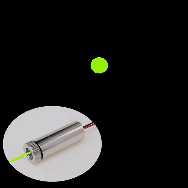 520nm 5mW グリーンポイントラインクロスレーザーモジ - Industrial Laser Line Generator のレビューと価格