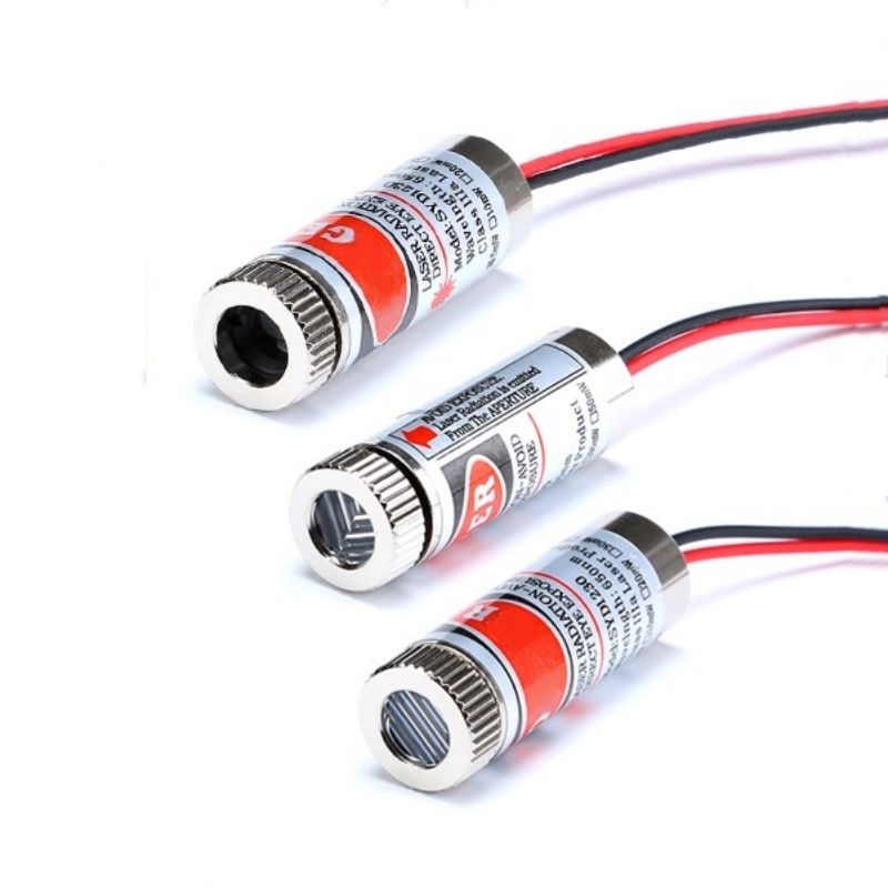 650nm 5mW 赤色点/線/十字レーザーモジュールヘッド - Industrial Laser Line Module のレビューと価格