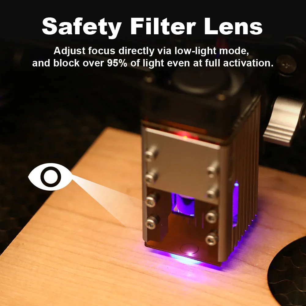 NEJE 7W ダイオードレーザー彫刻機切断モジュールキット - Laser Beam Expander のレビューと価格