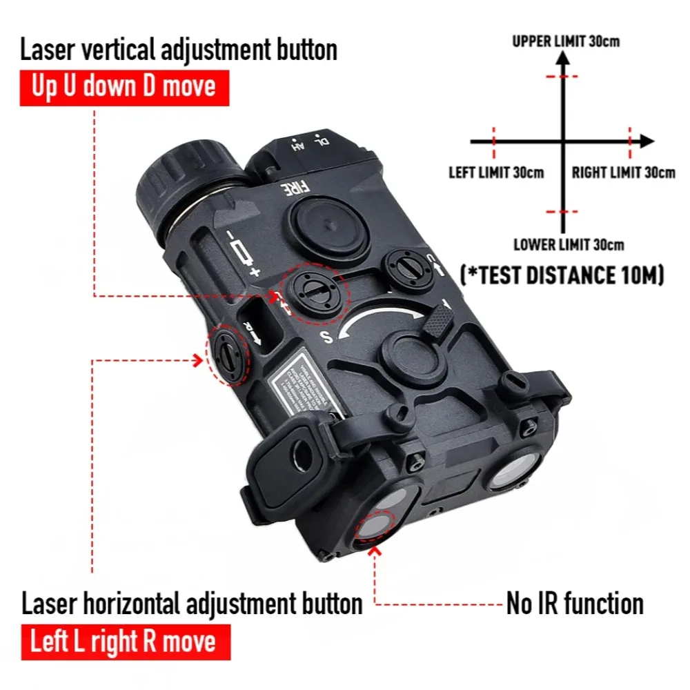 戦術用OGLナイロン製プラスチックLED懐中電灯、赤緑青レー - Industrial Laser Gun のレビューと価格