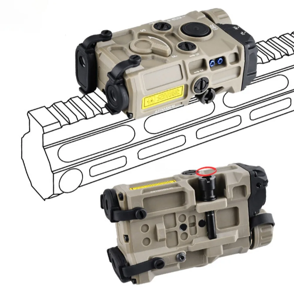 戦術用OGLナイロン製プラスチックLED懐中電灯、赤緑青レー - Industrial Laser Gun のレビューと価格