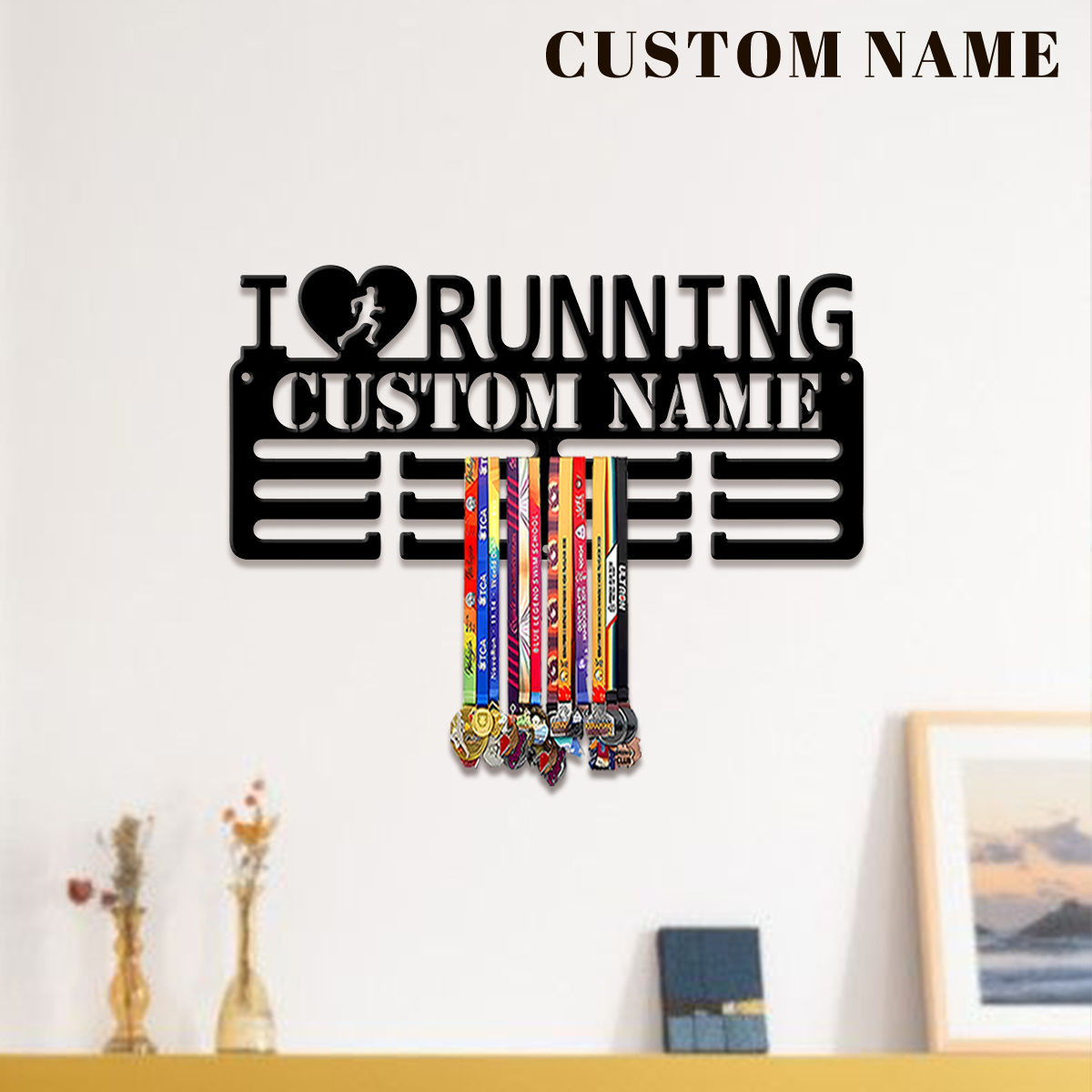 カスタム「I Love Running」メタルメダルディスプ - Industrial Laser Power のレビューと価格