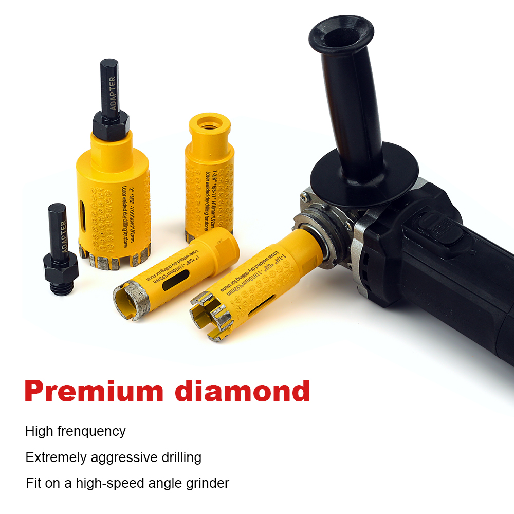 花崗岩,大理石,磁器,タイル,溶接,乾式または湿式穴用のD2 - Industrial Laser Drill のレビューと価格